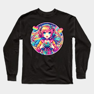 Gaming lover gamer girl Long Sleeve T-Shirt